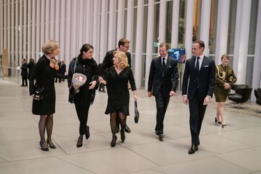La princesse Alexandra et le grand-duc Henri de Luxembourg à Luxembourg, le 13 décembre 2018