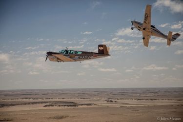 De Marrakech à Tarfaya, les aviateurs n’hésitent pas à tenter quelques acrobaties. 