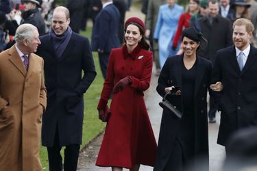 Le prince William et son épouse la duchesse Catherine ont participé mardi à la traditionnelle messe de Noël avec le prince Harry et sa femme la duchesse Meghan.