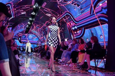 Défilé Balenciaga, le 30 septembre 2018 pour la Fashion week Prêt-à-porter printemps-été 2019.
