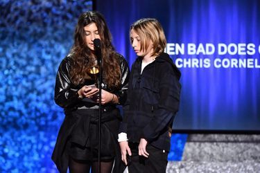 Toni et Christopher Cornell lors de la 61ème cérémonie des Grammy Awards à Los Angeles, le dimanche 10 février 2019