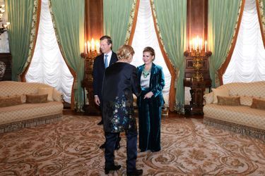 La grande-duchesse Maria Teresa et le grand-duc Henri de Luxembourg, le 8 janvier 2019 à Luxembourg