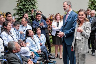 Le roi Felipe VI d&#039;Espagne et la reine Letizia à Lima, le 13 novembre 2018