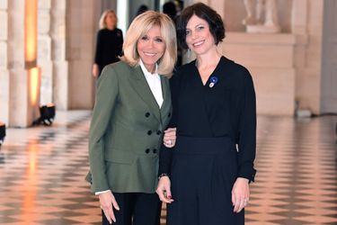 Avec Muriel Zeender Berset, épouse d'Alain Berset Président de la Confédération suisse.