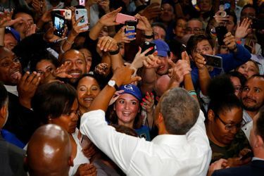 Barack Obama à Miami, en Floride, le 2 novembre 2018.