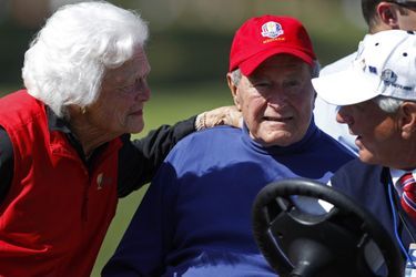 Barbara et George H. W. Bush en septembre 2012