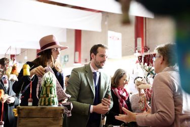 La princesse Claire et le prince Félix de Luxembourg au Bazar de la Croix-Rouge, le 18 novembre 2018 à Luxembourg