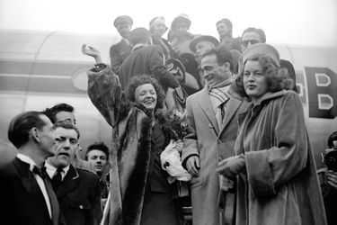 Edith Piaf avec marcel Cerdan en 1948
