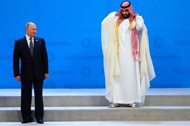 Vladimir Poutine et Mohammed ben Salmane au G20, à Buenos Aires, le 30 novembre 2018.