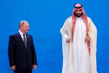 Vladimir Poutine et Mohammed ben Salmane au G20, à Buenos Aires, le 30 novembre 2018.