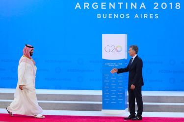 Mohammed ben Salmane et Maurizio Macri au G20, à Buenos Aires, le 30 novembre 2018.
