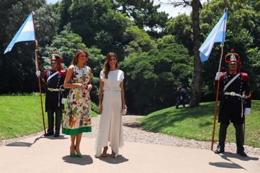 Melania Trump et Juliana Awada à San Isidro, en Argentine, le 30 novembre 2018.