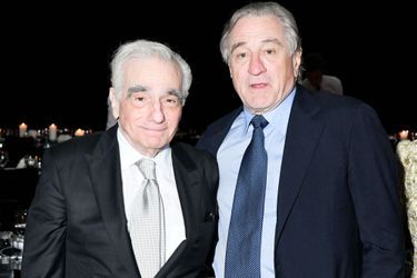 Martin Scorsese avec Robert De Niro au MoMA le 19 novembre 2018