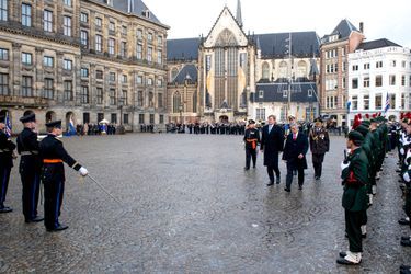 Le roi Willem-Alexander des Pays-Bas et le président du Cap Vert à Amsterdam, le 10 décembre 2018