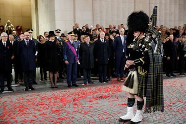 La reine Mathilde et le roi des Belges Philippe à Ypres, le 11 novembre 2018