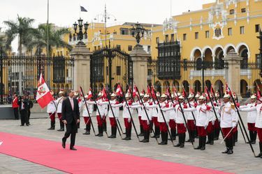 Le roi Felipe VI d'Espagne à Lima, le 12 novembre 2018