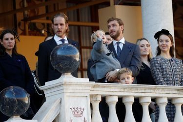 La famille Grimaldi à Monaco, le 19 novembre 2018