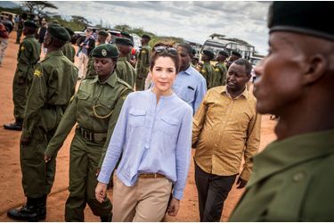 La princesse Mary de Danemark à Kalama au Kenya, le 27 novembre 2018