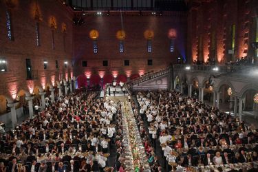 Le banquet des prix Nobel à Stockholm, le 10 décembre 2018