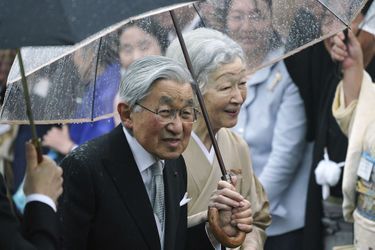L'empereur Akihito du Japon et l'impératrice Michiko à Tokyo, le 9 novembre 2018