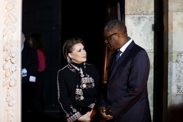 La grande-duchesse Maria Teresa de Luxembourg et le Dr Denis Mukwege à La Haye, le 28 novembre 2018