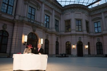 La reine Mathilde et le roi des Belges Philippe à Berlin, le 23 novembre 2018