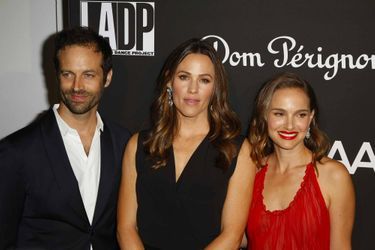 Natalie Portman et Benjamin Millepied, lors du gala du L.A. Dance Project, au musée Hauser &amp; Wirth de Los Angeles.