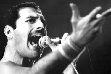 Freddie Mercury en concert en 1984