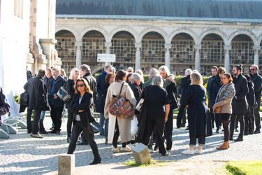 Les obsèques de Philippe Gildas au Père Lachaise, à Paris, lundi 5 novembre