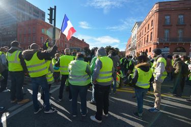 Rassemblement des «gilets jaunes» à Toulouse, le 24 novembre 2018.