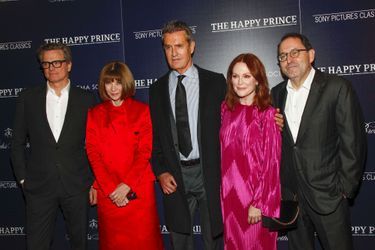 Colin Firth, Anna Wintour, Rupert Everett, Julianne Moore et Michael Barker 