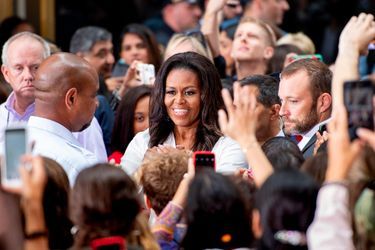 Michelle Obama à New York, le 11 octobre 2018.