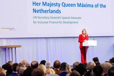 La reine Maxima des Pays-Bas à Utrecht, le 15 novembre 2018