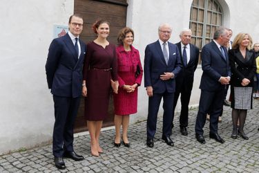 La famille royale de Suède avec François Bayrou à Pau, le 8 octobre 2018