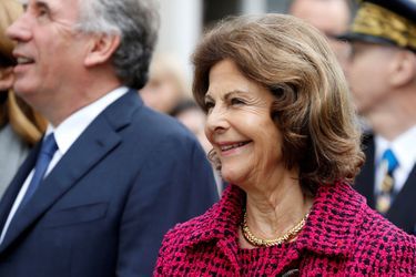 La reine Silvia de Suède à Pau, le 8 octobre 2018