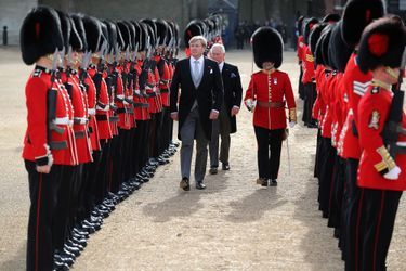 Le roi Willem-Alexander des Pays-Bas avec le prince Charles à Londres, le 23 octobre 2018