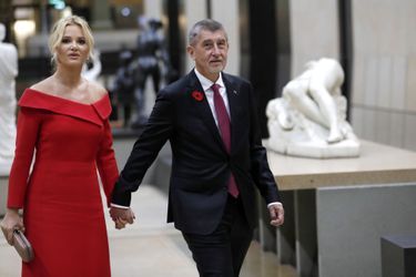 Le Premier ministre tchèque Andrej Babis et sa femme Monika Babisova