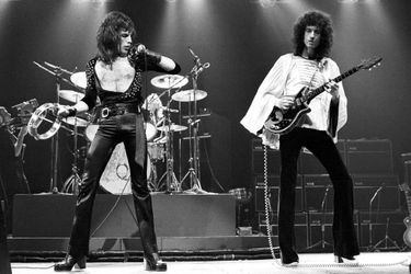 Queen en concert en mars 1974 à Londres
