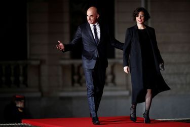 Le président de la confédération suisse Alain Berset et sa femme Muriel Zeender-Berset.