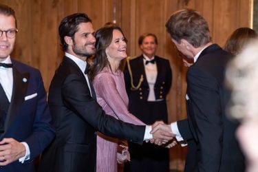 La princesse Sofia et les princes Daniel et Carl Philip de Suède à Stockholm, le 14 septembre 2018