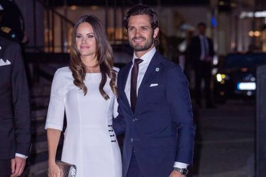 La princesse Sofia et le prince Carl Philip de Suède à Stockholm, le 25 septembre 2018