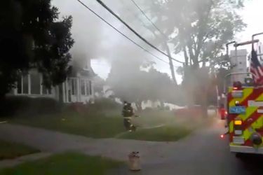 Une fuite de gaz a provoqué des explosions en série près de Boston, le 13 septembre 2018.