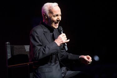 Charles Aznavour à Barcelone, en avril 2018.