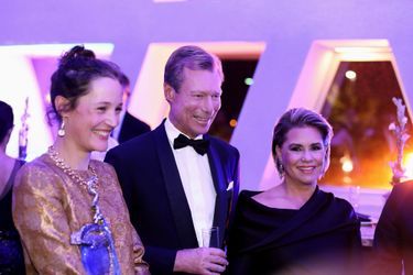 La grande-duchesse Maria Teresa et le grand-duc Henri de Luxembourg à Luxembourg, le 22 septembre 2018