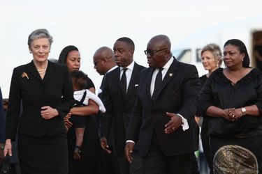 Hommage à Kofi Annan à Accra, le 10 septembre 2018.