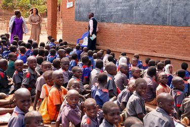 Melania Trump dans une école de Lilongwe, au Malawi, le 4 octobre 2018.