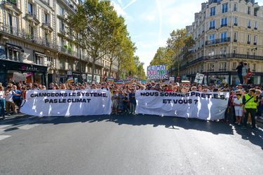 Marche pour le climat à Paris, samedi 8 septembre
