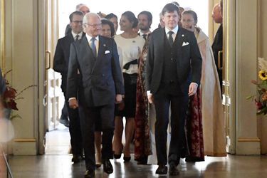 La famille royale de Suède à Stockholm, le 25 septembre 2018
