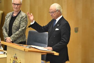 Le roi Carl XVI Gustaf de Suède à Stockholm, le 25 septembre 2018