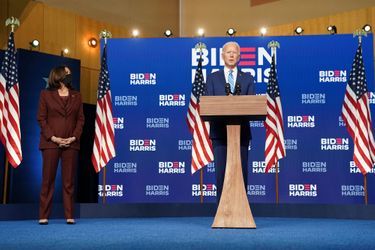 Joe Biden est sur la bonne voie pour succéder à Donald Trump à la Maison Blanche. Il s'est exprimé de Wilmington, dans le Delaware.